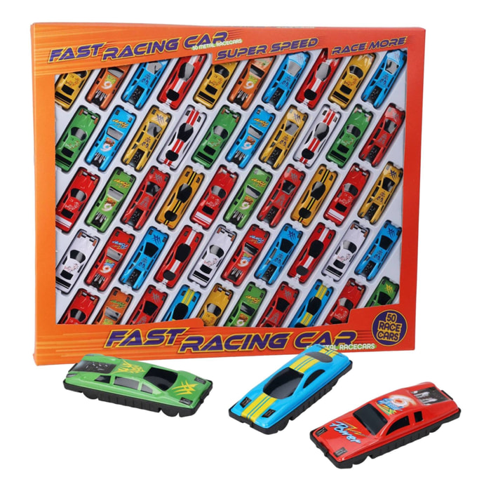 Well home set de 50 coches miniatura de 7,5mm