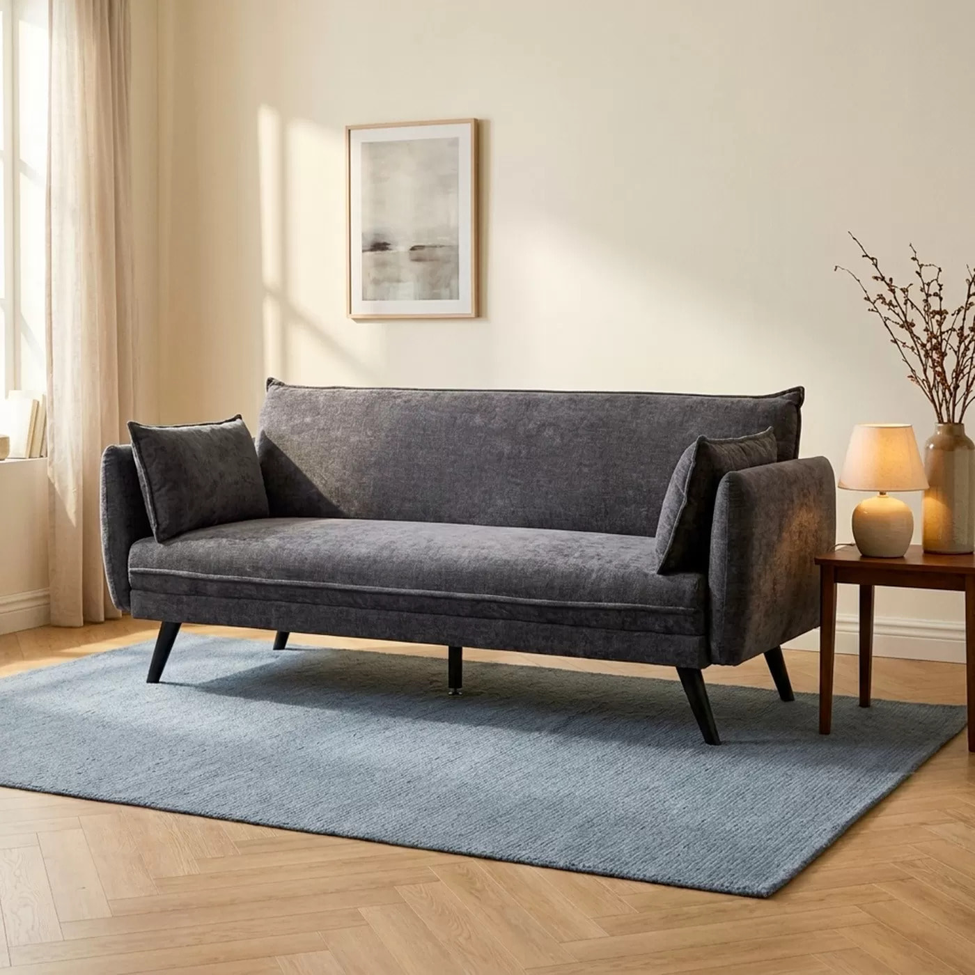 Tapis Boucara 240x170cm bleu Kare Design