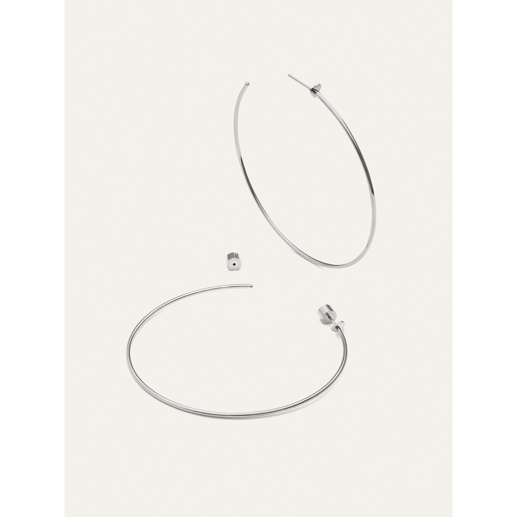 Pendientes Aro Ankara Heart XL Acero