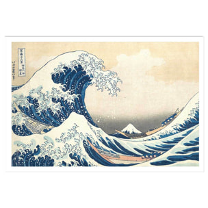 Poster The Great Wave off Kanagawa par Hokusai Affiche seule