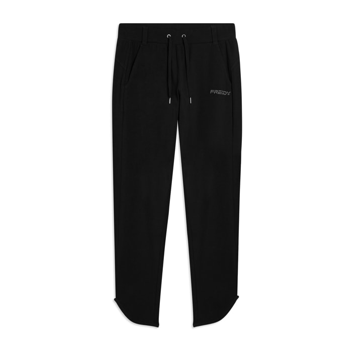 Pantaloni Sportivi Slim con Passanti e Coulisse