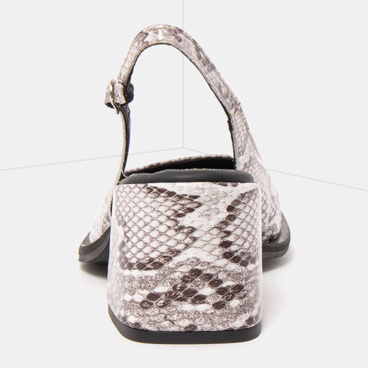 Sandalias con tacón 2012S SNAKE WHITE / VERONA color White