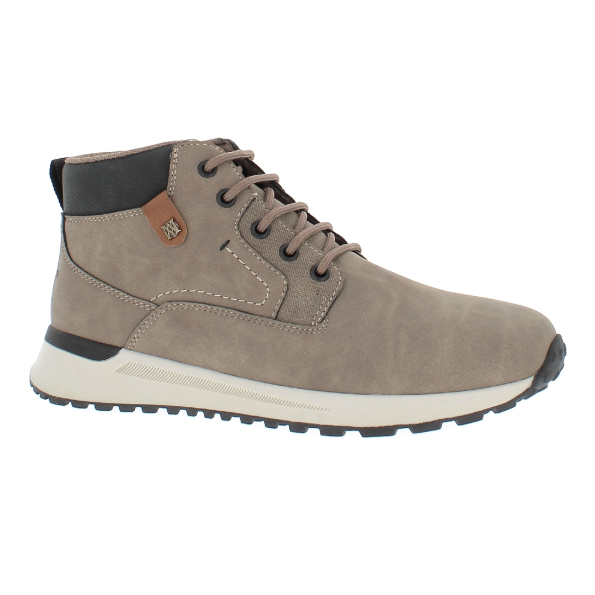 Armata di Mare Scarpe Uomo Stivaletti Casual Stringati con Soletta Rimovibile in Memory Foam AMU W24L630 Taupe