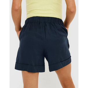 Bermuda Tencel Azul Marino - Ducano