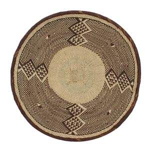 Panier mural tressé à la main au Zimbabwé 39-44cm LIMPO