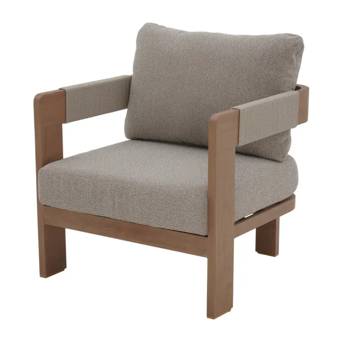 Fauteuil de salon de jardin Oryna miel