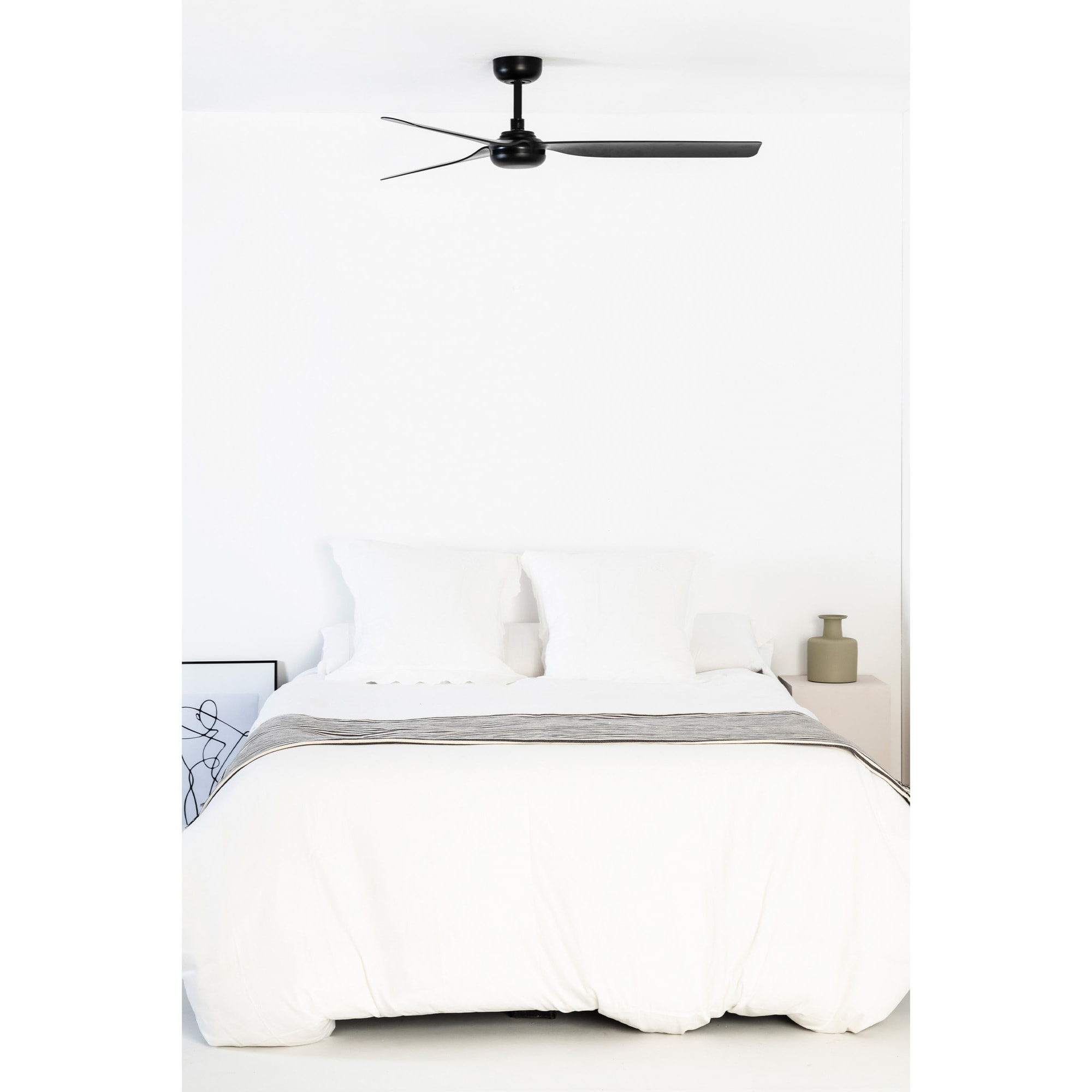 PUNT M Ventilateur noir DC