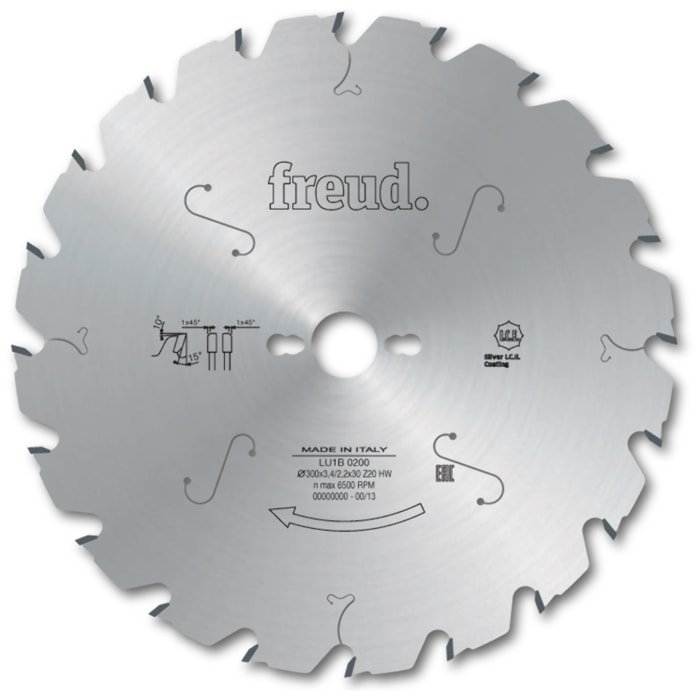 Lame pour bois de charpente/palettes/bûches FREUD - Ø400 4/2,8 AL30 Z28 BA - F03FS04585 -LU1B 0500