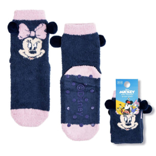 Calcetines antideslizantes 3d diseño minnie