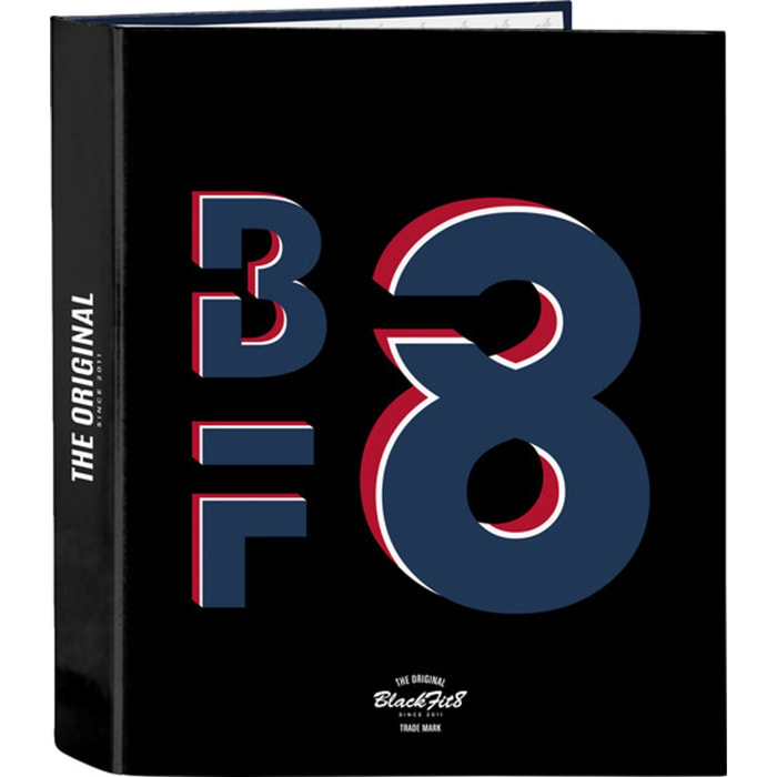 Carpeta f. 4 anillas 35mm lomo ancho blackfit8 "urban"