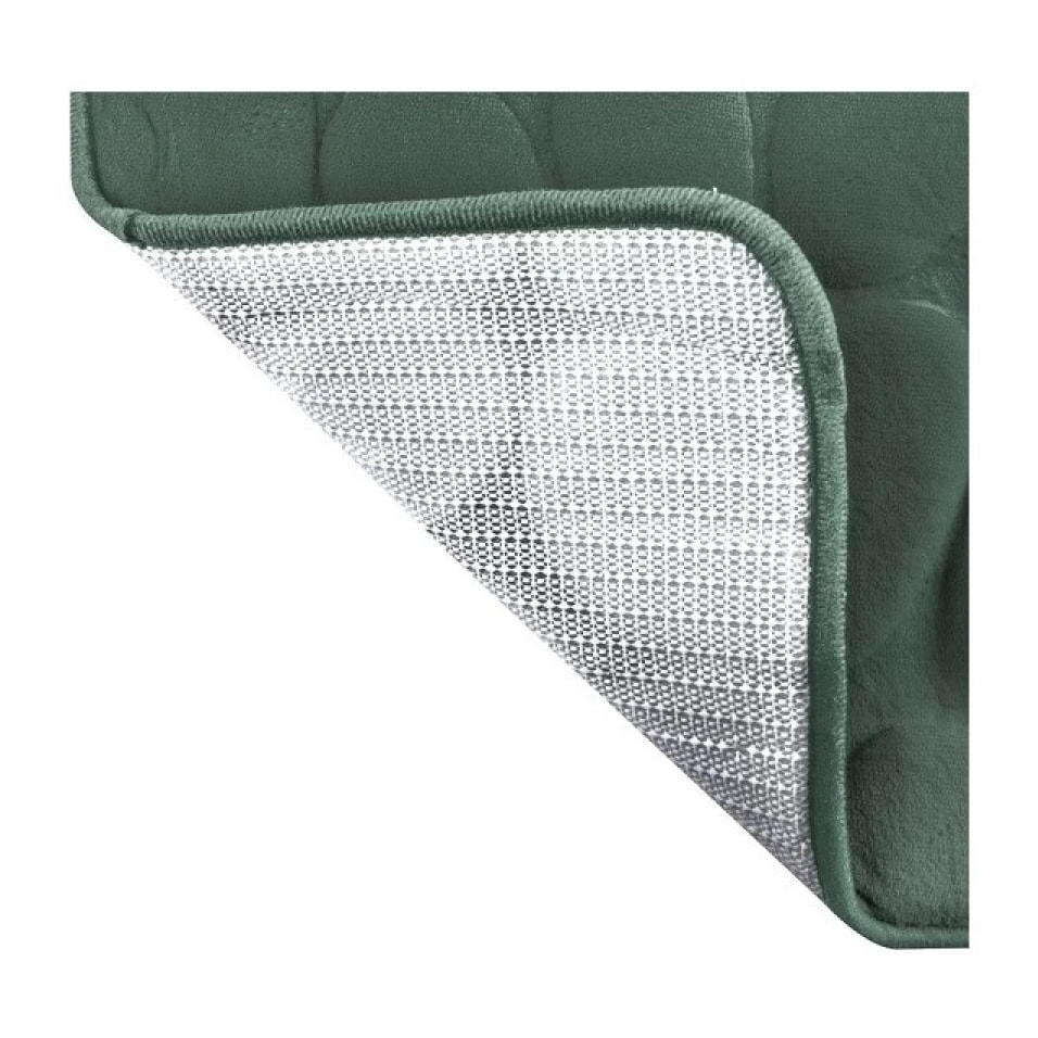 Tapis de bain Microfibre PEBBLE 50x80cm Vert MSV