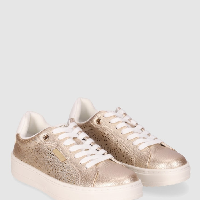 Deportivos - Oro - Tacón: 5 cm