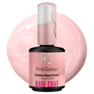 Vernis semi-permanent - Rubber Base Coat - Dreamy Pink - 15 ml