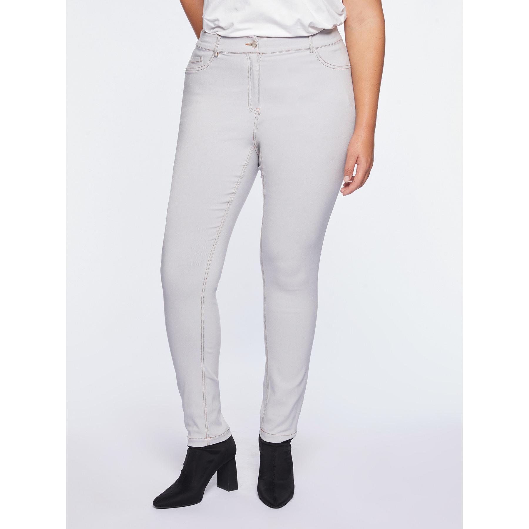 Fiorella Rubino - Pantaloni skinny in tessuto power stretch - Grigio