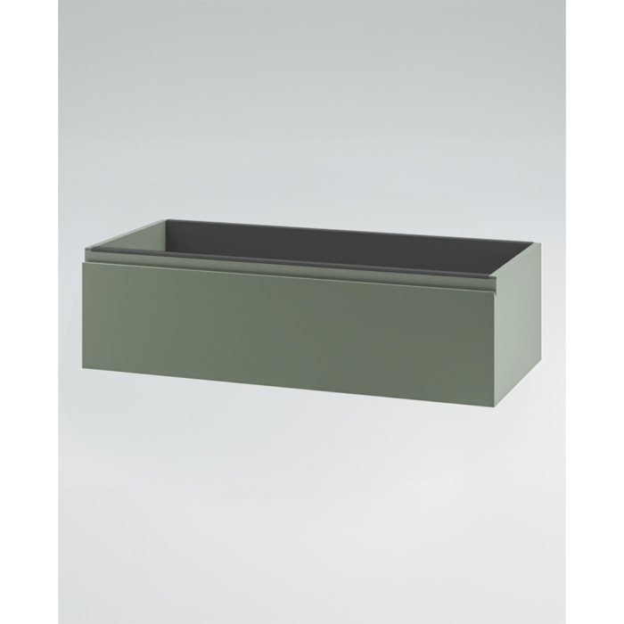 MOBILE DA BAGNO ZEFIRO 100 VERDE SALVIA- 7 PEZZI
