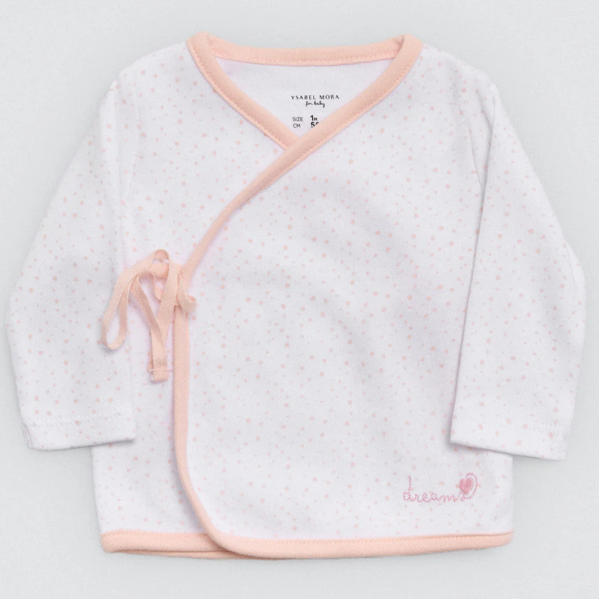 Set di primi vestitini rosa per neonato