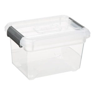 Boîte en plastique transparente "Solutions+" 1,8L