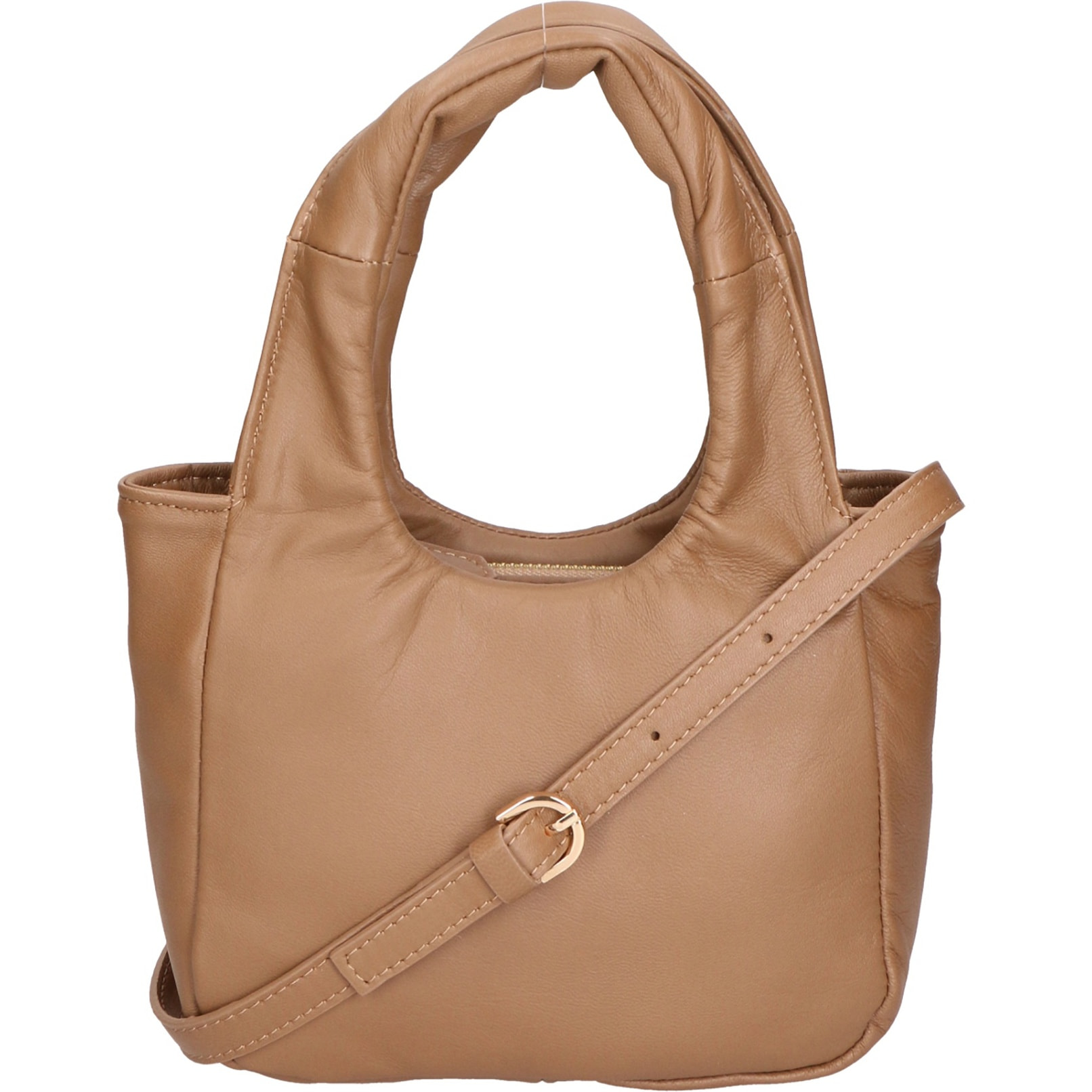 Borsa a mano da donna - Modello Virna - Vera Pelle - 17.0 x 24.0 x 8.0 cm