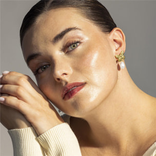 Pendientes Lux by Lux acabados oro 18k