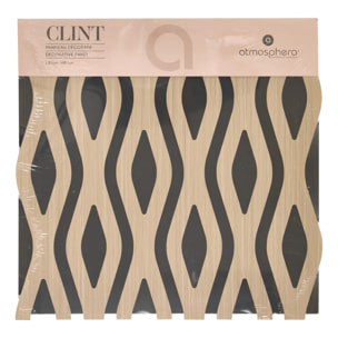Panneau décoratif mural Clint beige 61x61cm