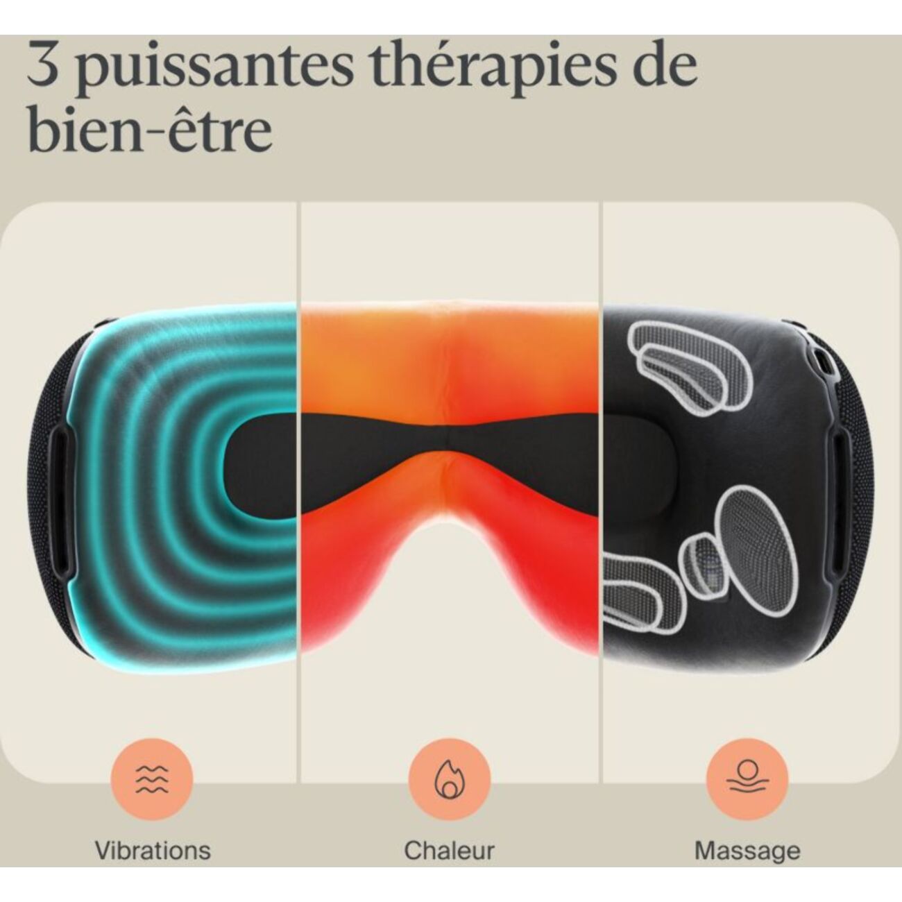 Masque de relaxation THERABODY Smart Goggles 2.0
