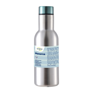 Botella de agua 750ml acero inox menorca