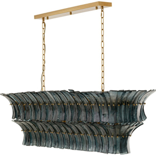 Suspension Venezia bleue 130cm Kare Design