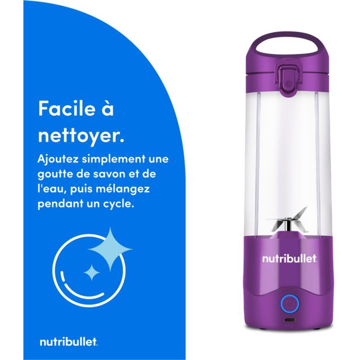 Blender NUTRIBULLET Portable NBP003PU  violet