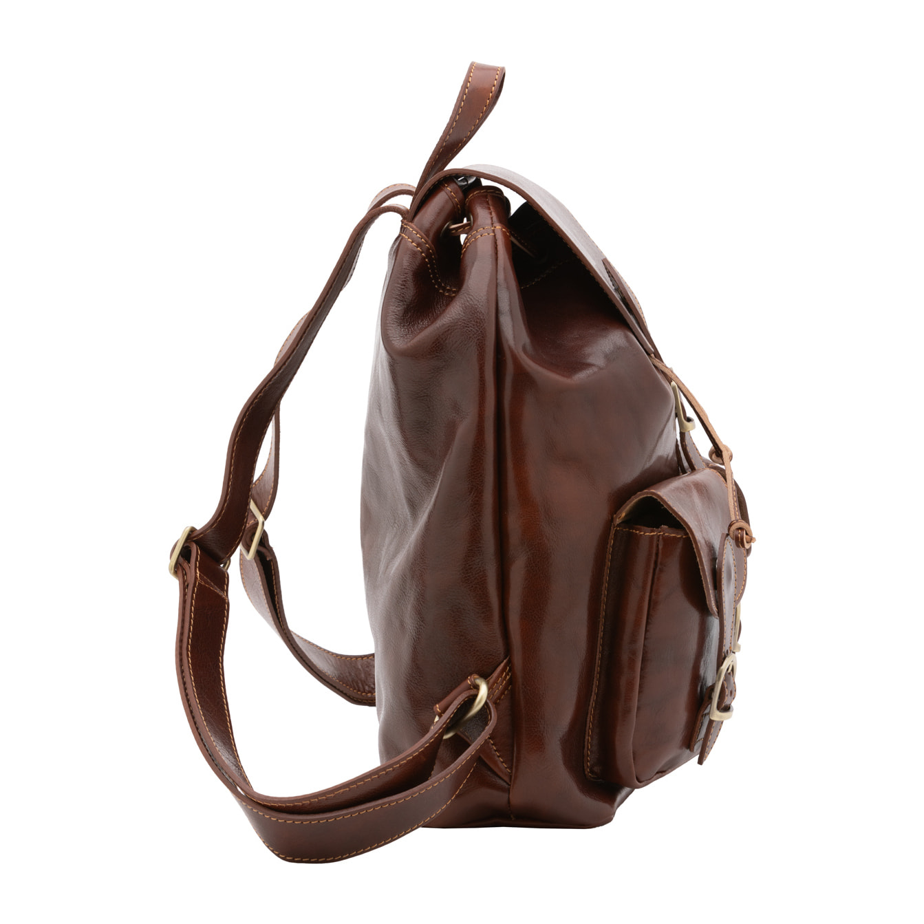 Borsa a spalla  da donna In Vera pelle Made in Italy 37x30x13 cm