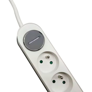 Multiprise ESSENTIELB 5 prises + port USB-C et USB-A 20W