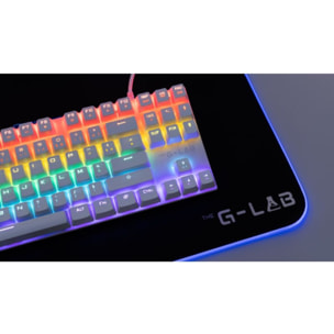 Clavier gamer THE G-LAB KEYZ MERCURY FR BLANC