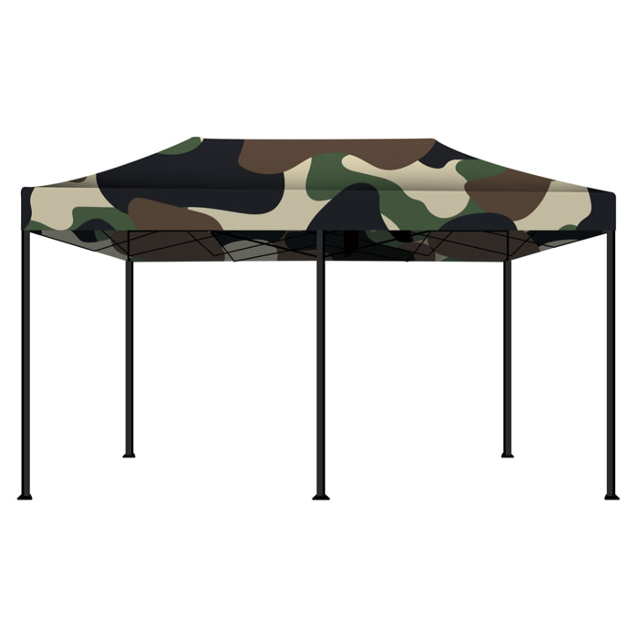 Kebon Tenda / Gazebo Per Giardino 3X6 Mt Impermeabile Tendone Pieghevole Per Fiere E Mercati Colore Camouflage