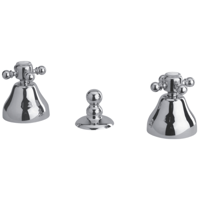 Mélangeur bidet 3 trous PAINI Tiffany Chromé