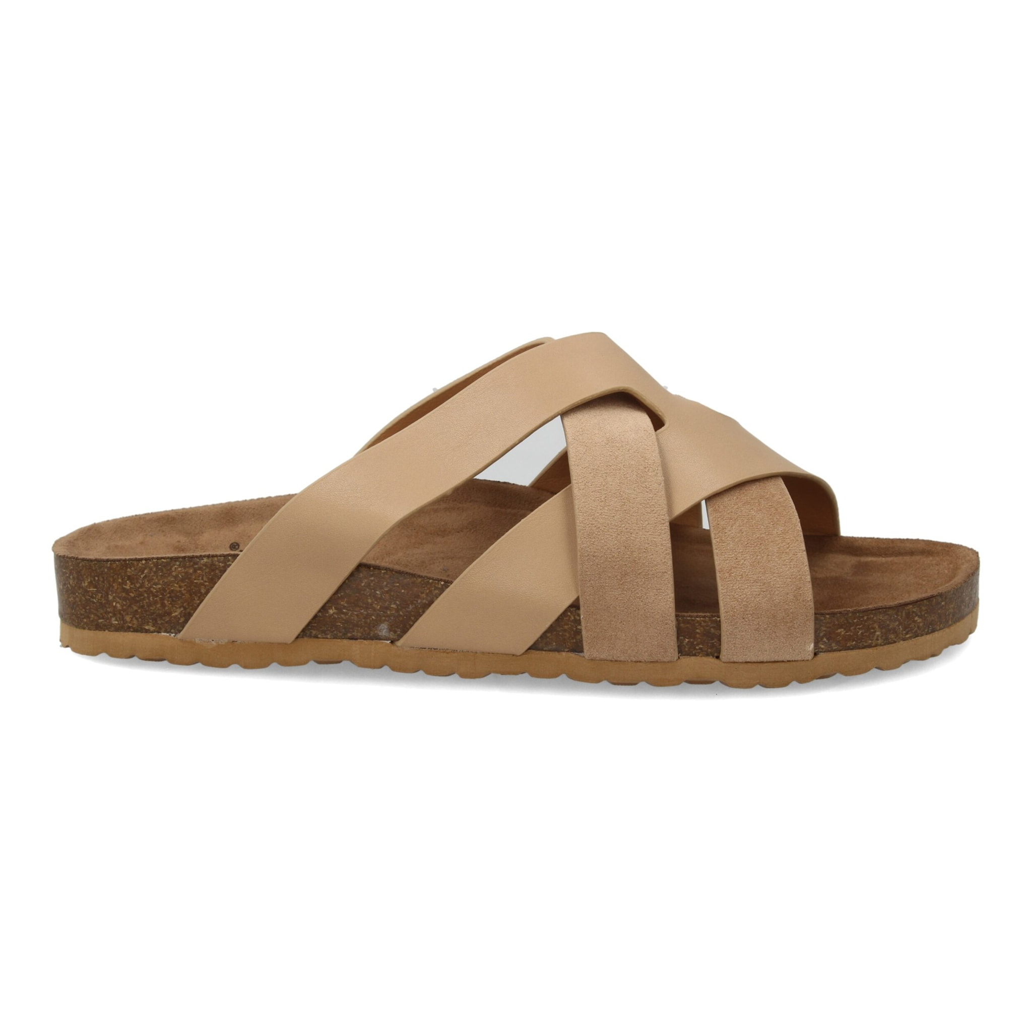 Sandalia para hombre con tiras cruzadas.