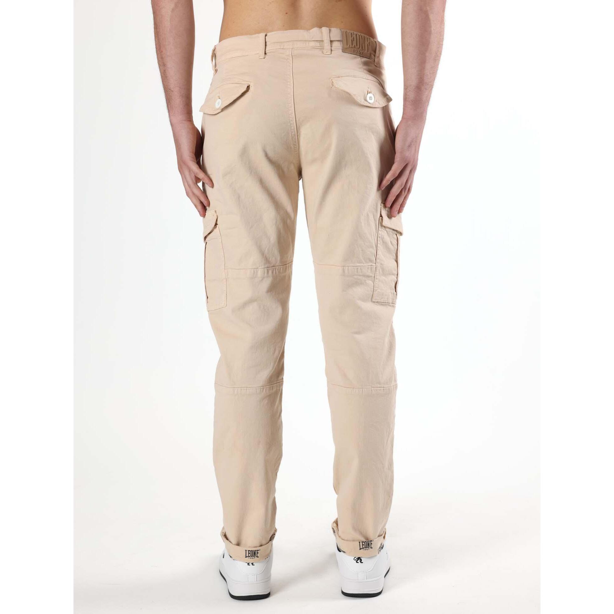 Pantaloni cargo da uomo con tasconi Leone Beach