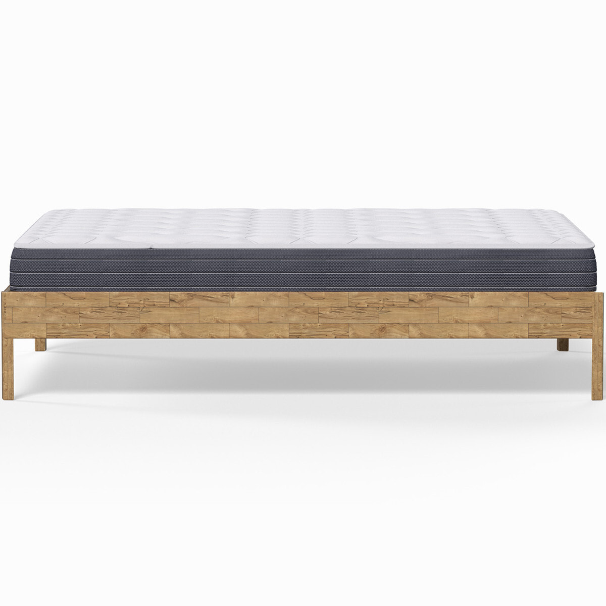 Pack lit en bois massif + Matelas mémoire de forme - AINA & MEMO HR