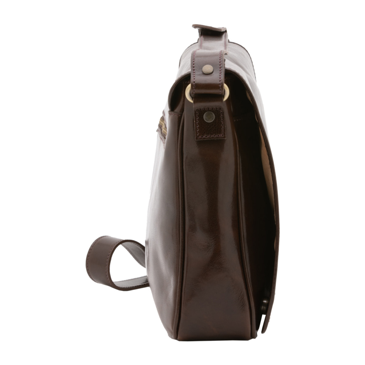 Borsa a tracolla  da uomo In Vera pelle Made in Italy 28x35x9 cm