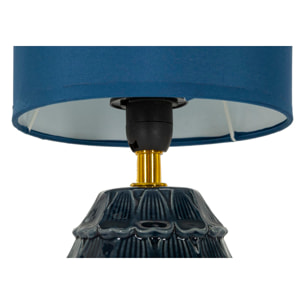 LAMPADA DA COMODINO PIGNY BLU CM Ø 15X30,5