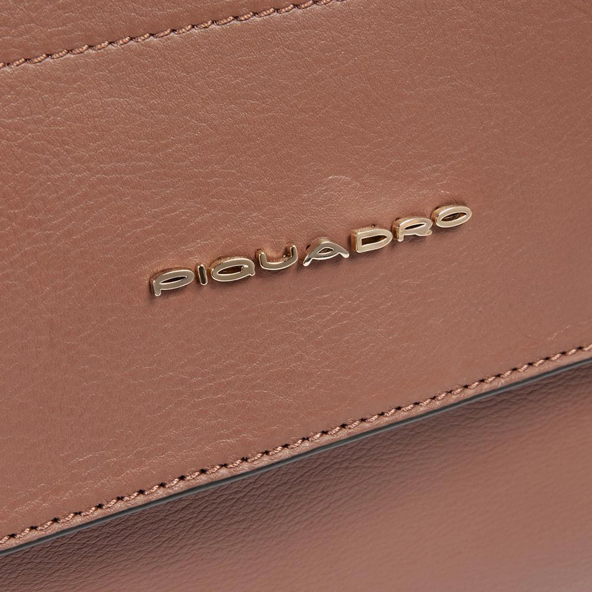 Piquadro Borsa modello satchel in pelle porta pc con protezioni antiurto e RFID