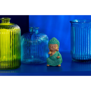 J-Line vase Bouteille Stripe Bottle Stripe - verre - aqua - small
