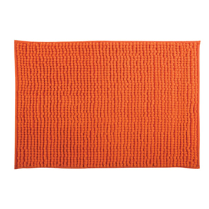 Tapis de bain Microfibre CHENILLE 60x90cm Orange MSV