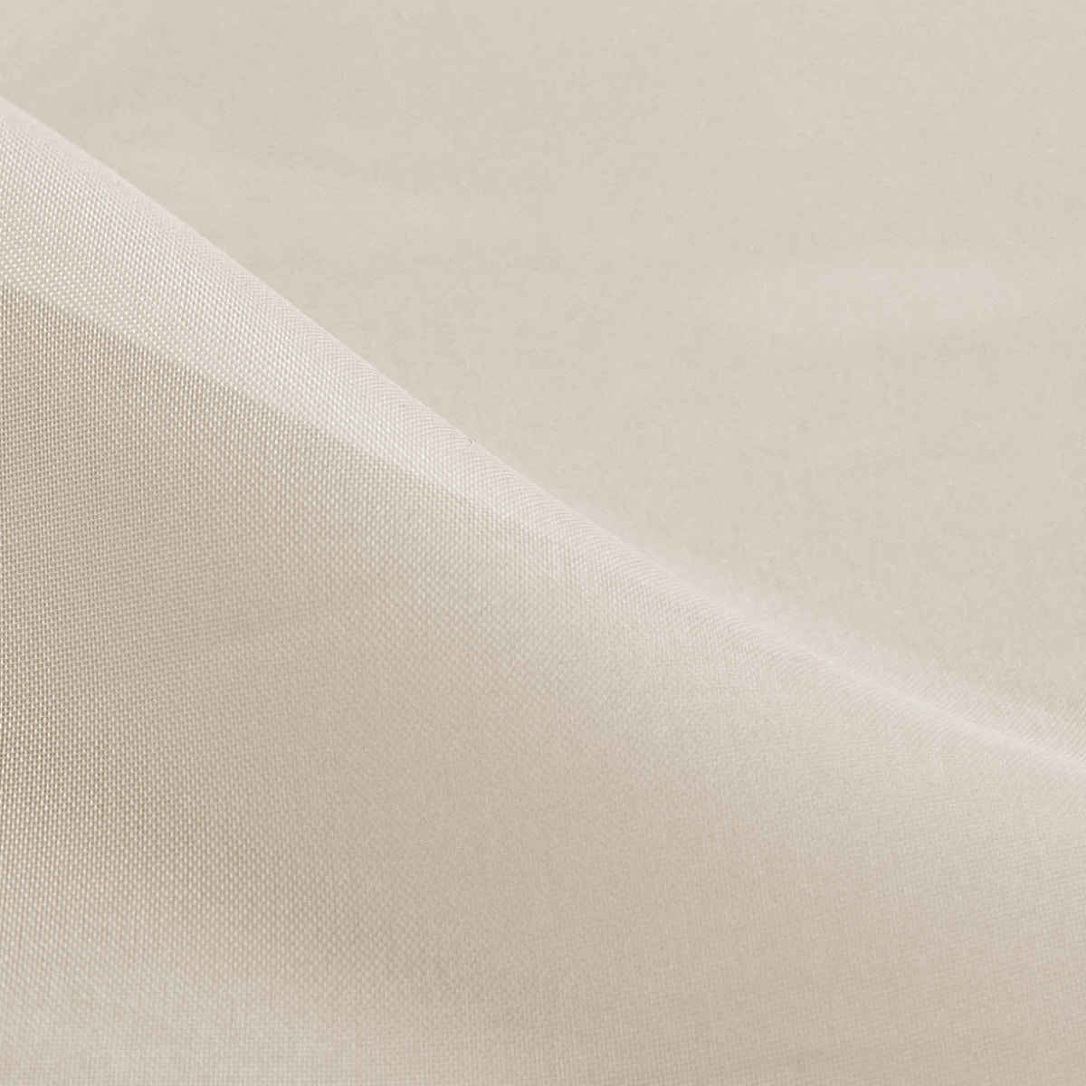 Tissu en voile uni avec bas plombé - Beige