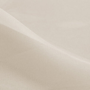Tissu en voile uni avec bas plombé - Beige