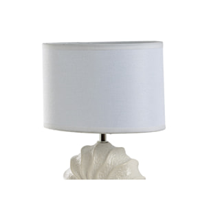 Lampada Da Tavolo Comodino Ricaricabile Accensione On/Off Modello Zante Bianco