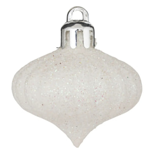 Kit de sapin "Colorama de Noël" 18 pièces rouge/blanc