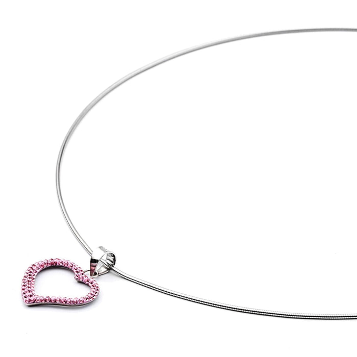 Collar Heart adornado con cristales de Swarovski