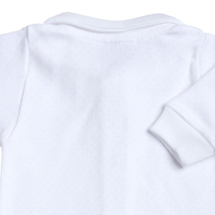 Pelele Est. Cont. Topitos Rosa Talla 1