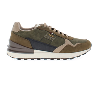 Armata di Mare Scarpe Uomo Sneakers Casual Stringate con Soletta Rimovibile in Memory Foam AMU W24D640 Olive