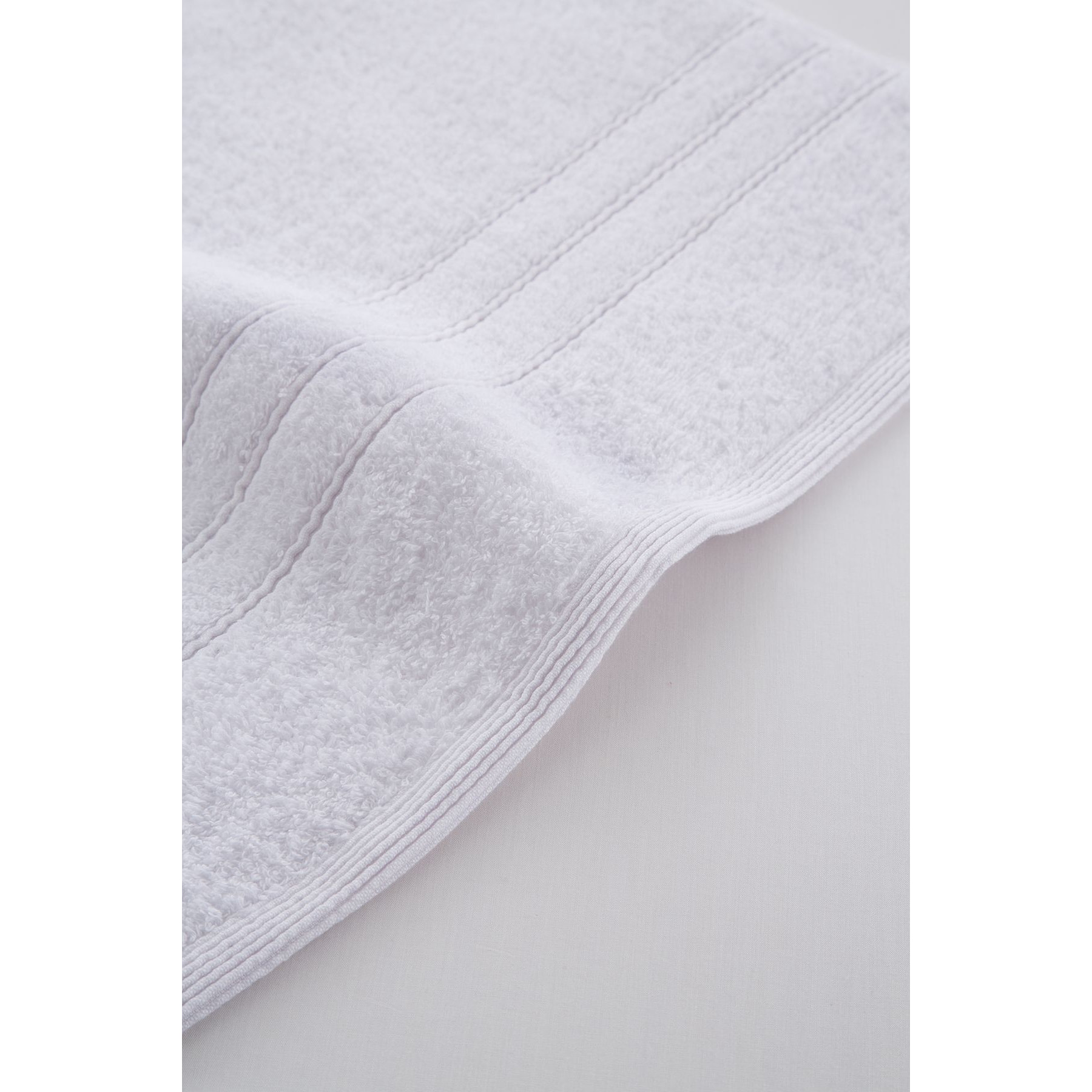 Juego 3 toallas algodón 700 gr/m2 color BLANCO