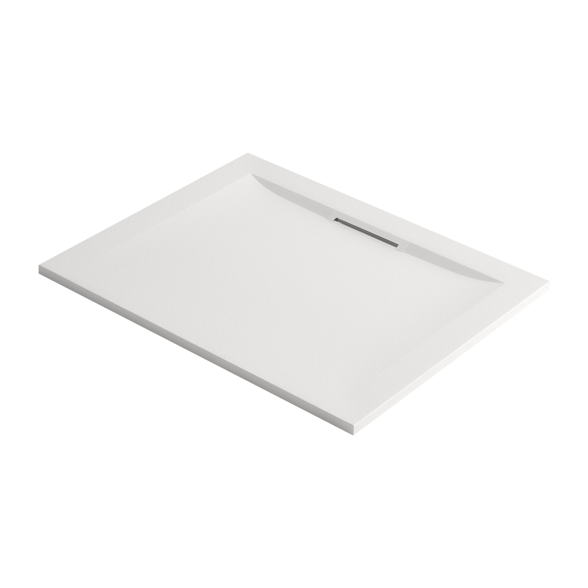 Receveur de douche antidérapant 150 x 80 Flight Pure rectangle blanc